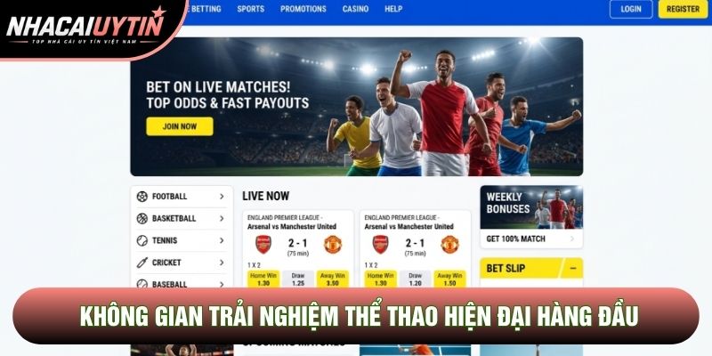 Không gian trải nghiệm thể thao hiện đại hàng đầu Không gian trải nghiệm thể thao hiện đại hàng đầu